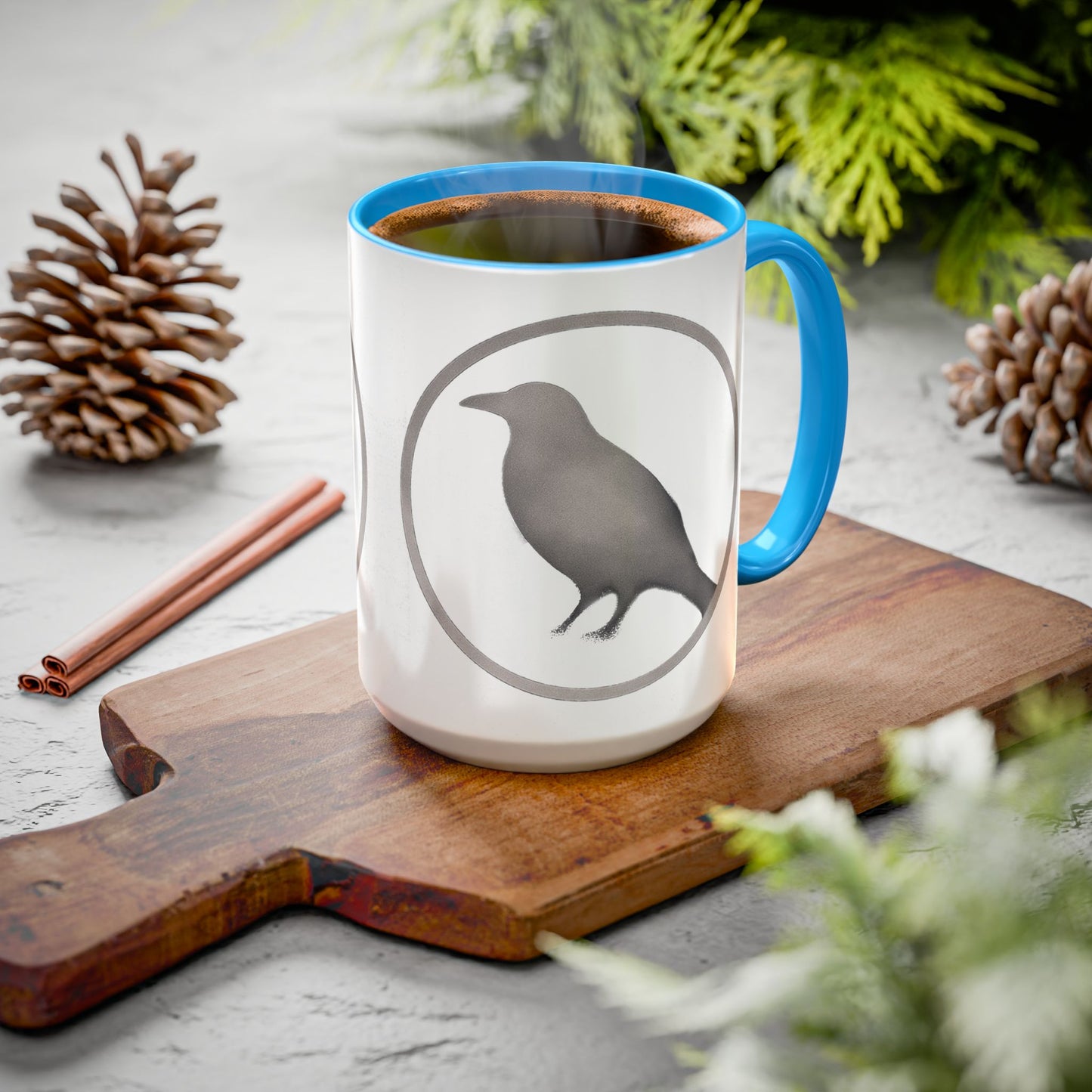 Smith & Raven | Circle Logo | Accent Color Mugs | 11oz 15oz