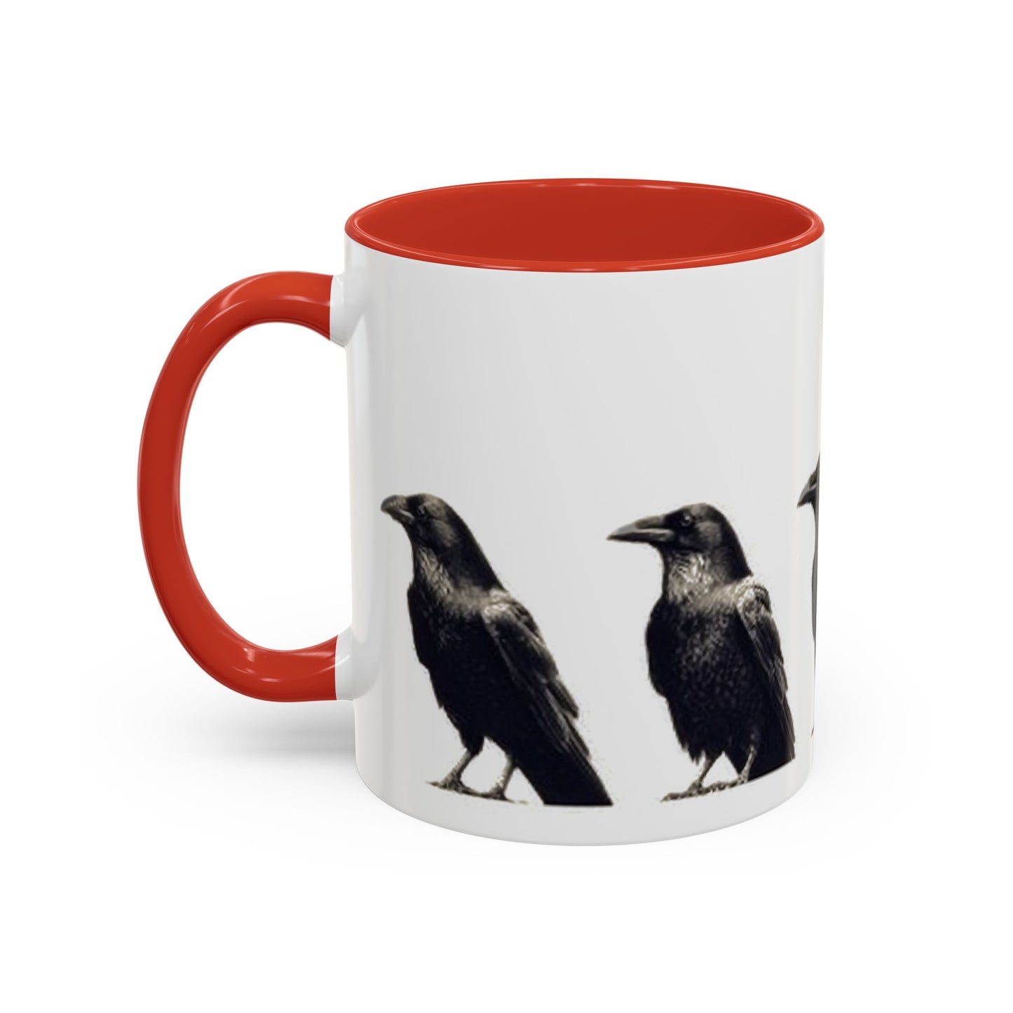Smith & Raven | Five Ravens Mug | Accent Color Mugs | 11oz or 15oz