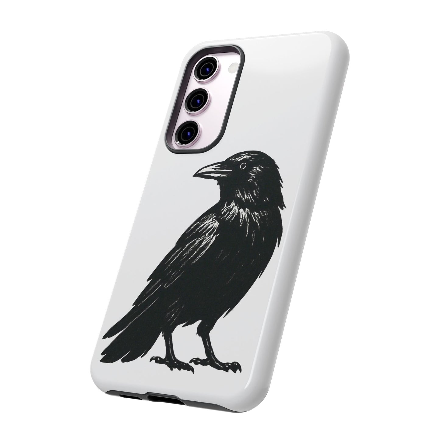 Smith & Raven | Black Raven Illustration Phone Case | Tough Protective Case