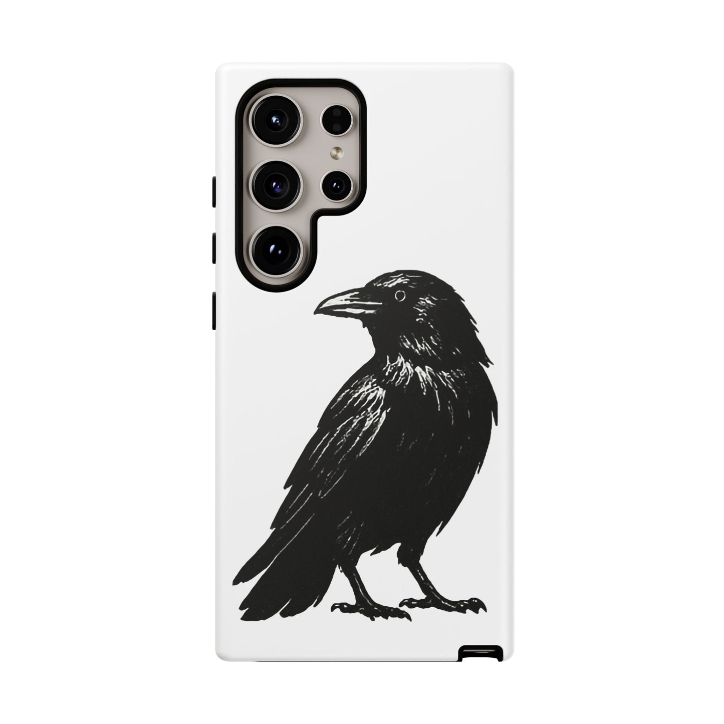 Smith & Raven | Black Raven Illustration Phone Case | Tough Protective Case