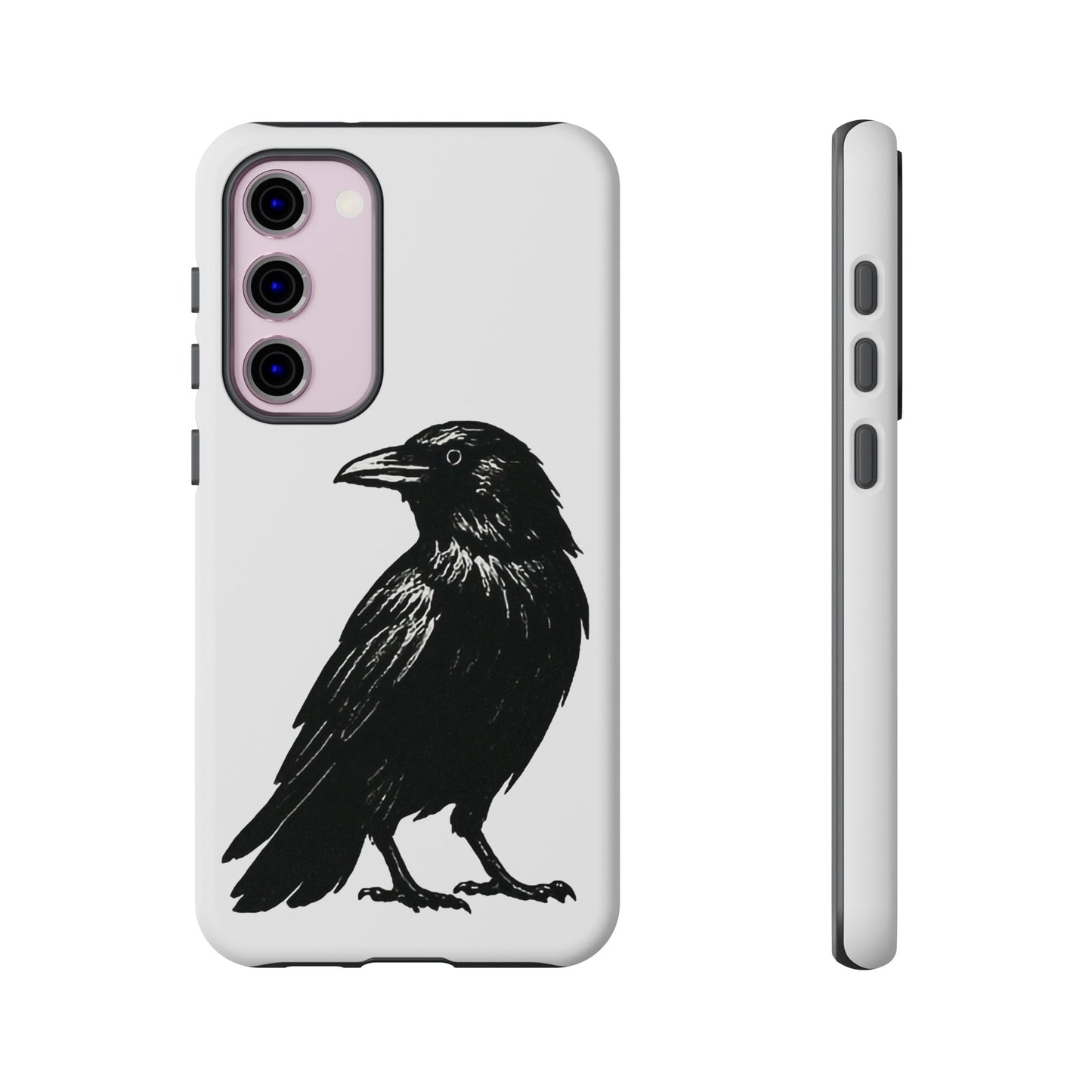Smith & Raven | Black Raven Illustration Phone Case | Tough Protective Case