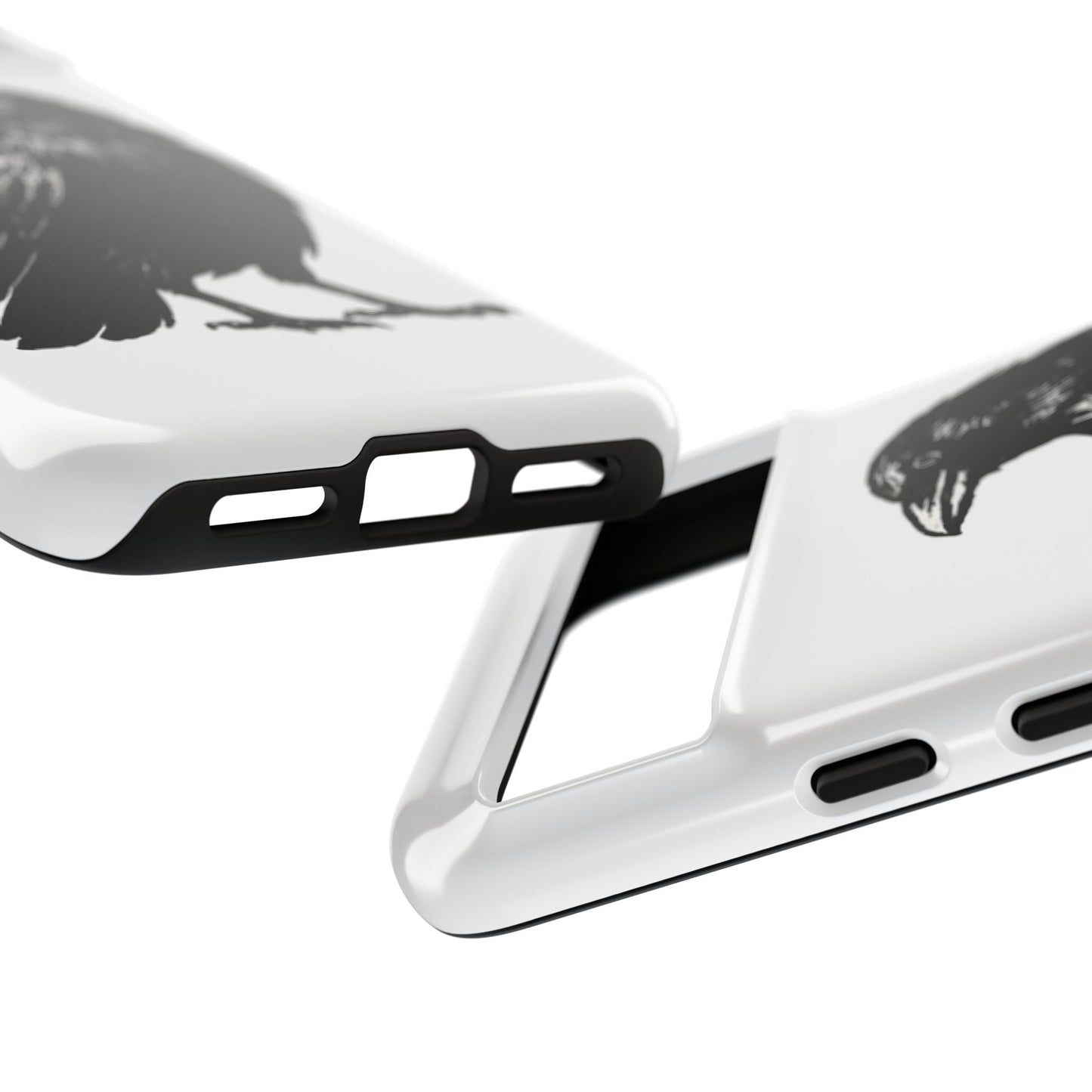 Smith & Raven | Black Raven Illustration Phone Case | Tough Protective Case