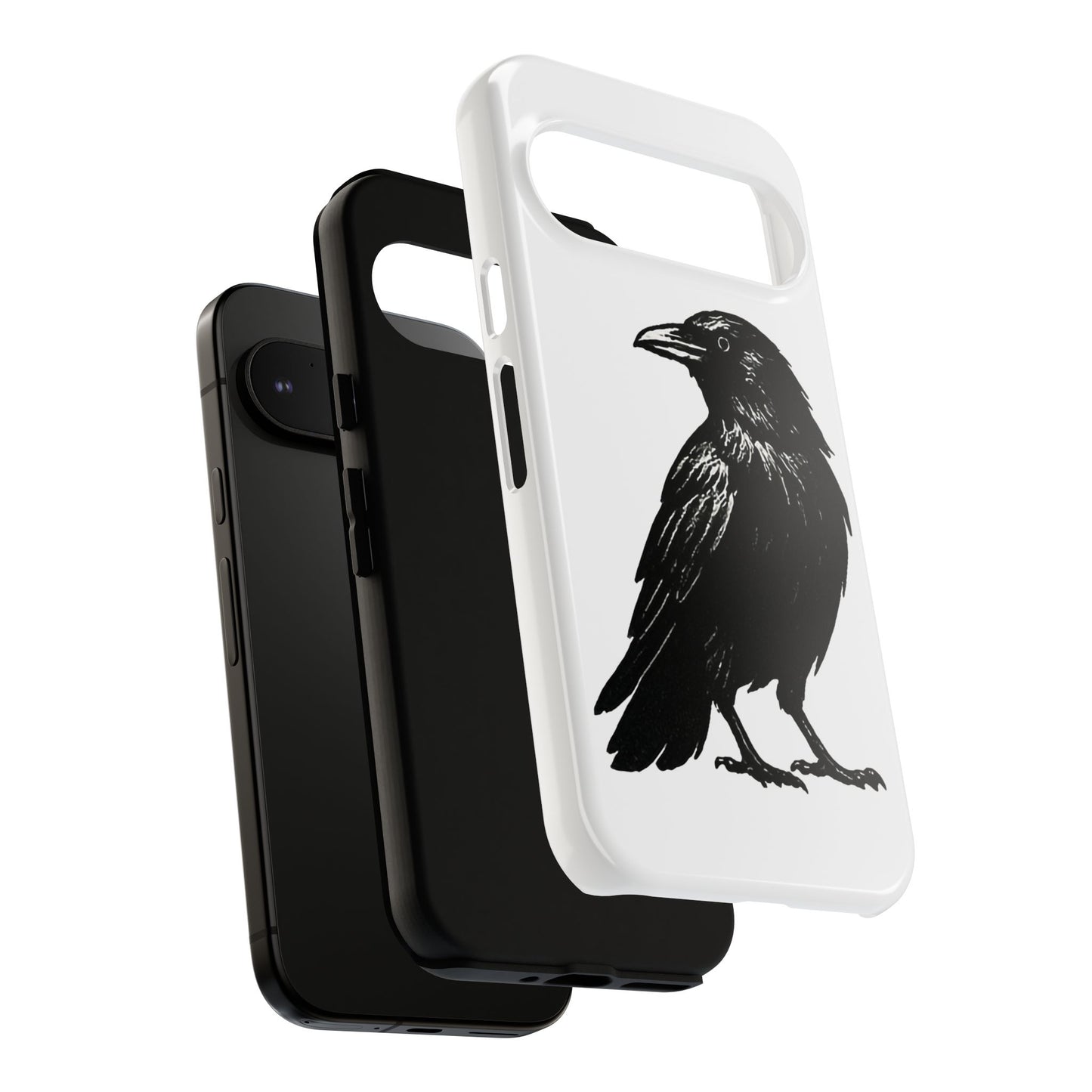 Smith & Raven | Black Raven Illustration Phone Case | Tough Protective Case