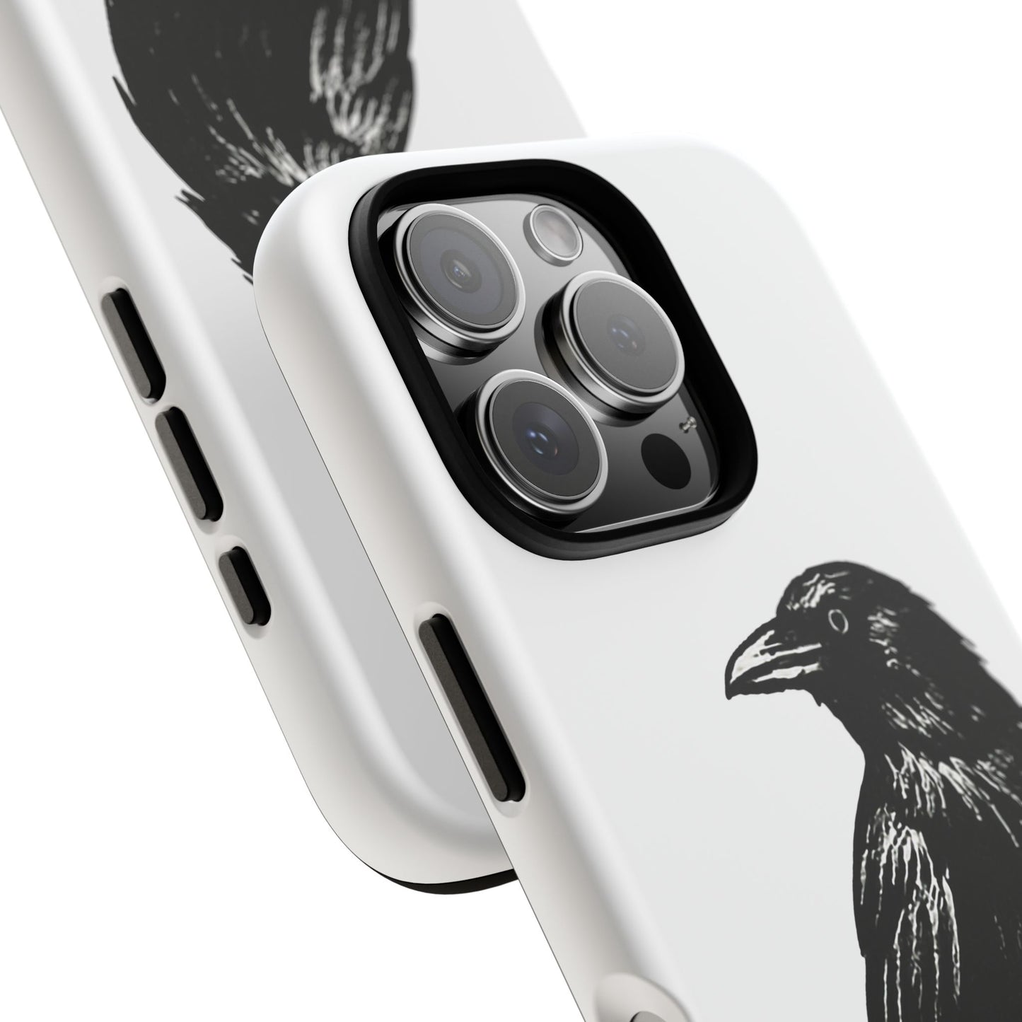 Smith & Raven | Black Raven Illustration Phone Case | Tough Protective Case