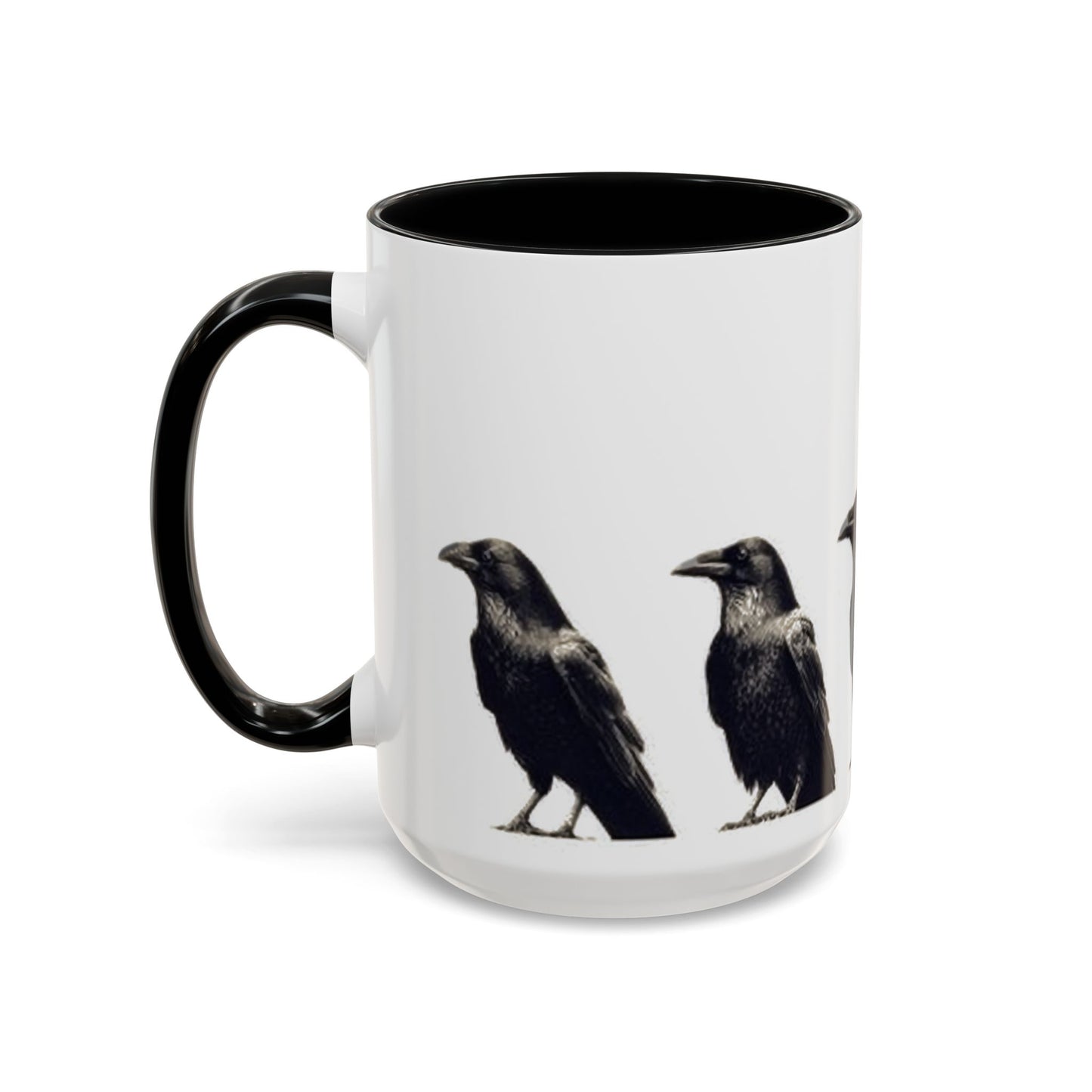 Smith & Raven | Five Ravens Mug | Accent Color Mugs | 11oz or 15oz