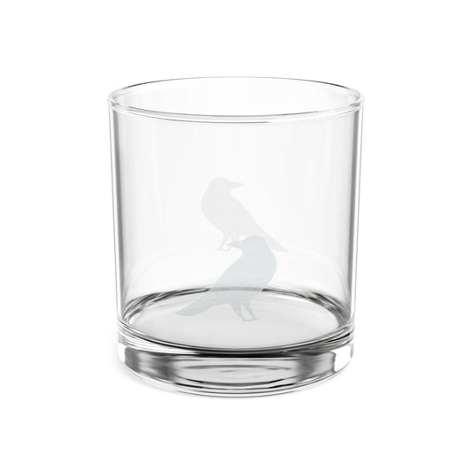 Smith & Raven | Raven Silhouette Whiskey Glass | Engraved 10.5oz Rocks Glass