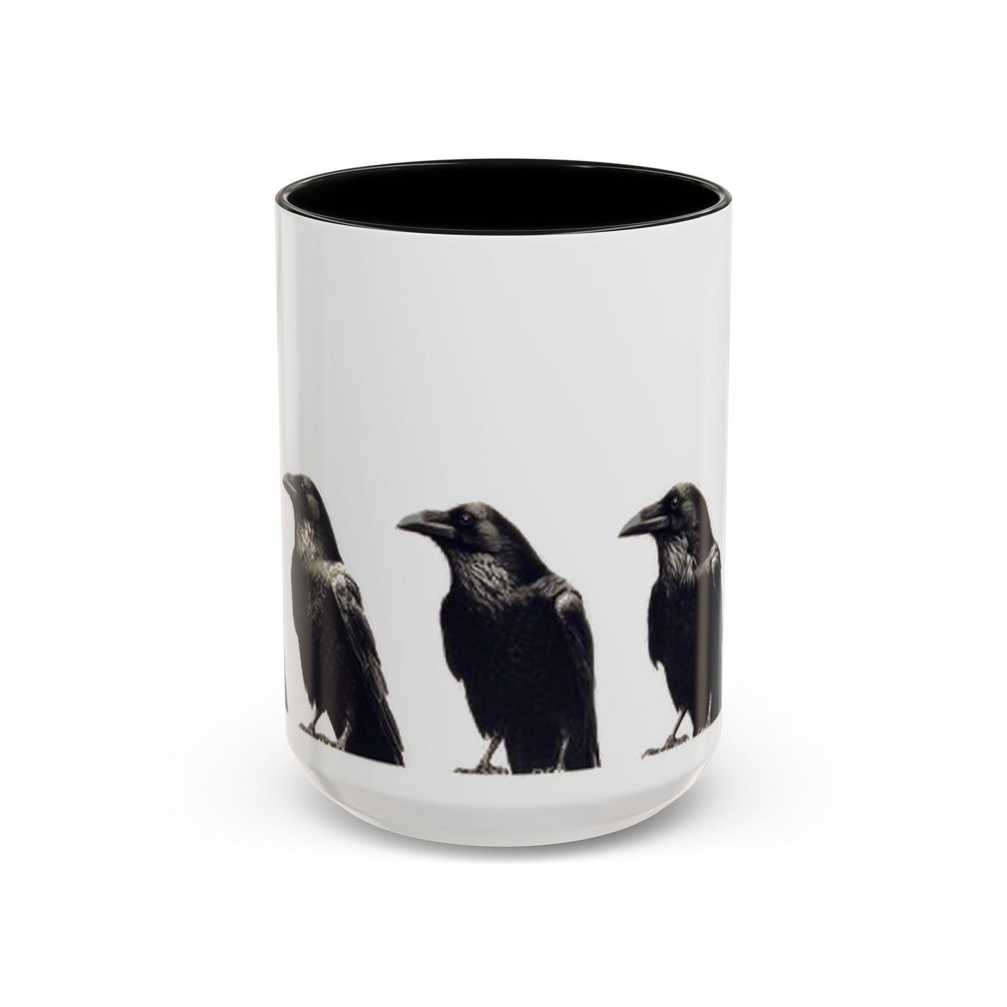 Smith & Raven | Five Ravens Mug | Accent Color Mugs | 11oz or 15oz