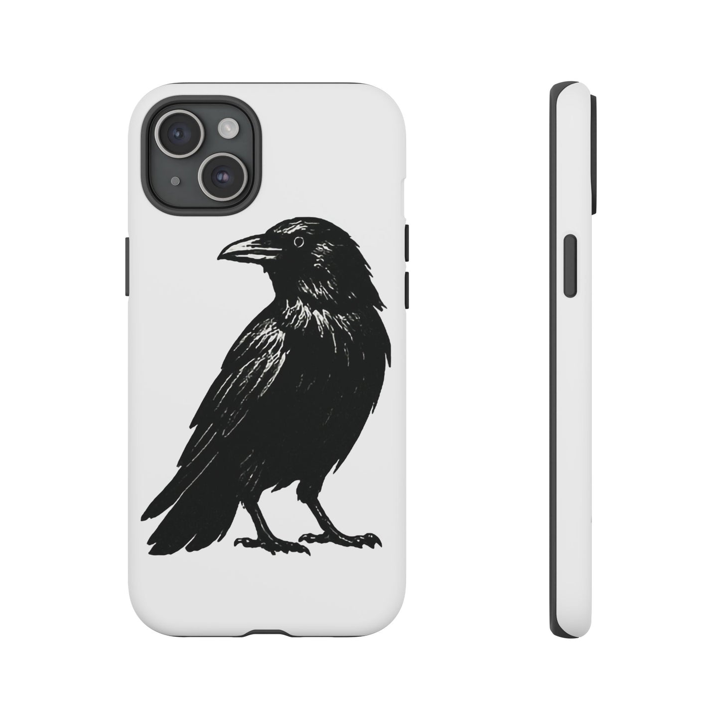 Smith & Raven | Black Raven Illustration Phone Case | Tough Protective Case