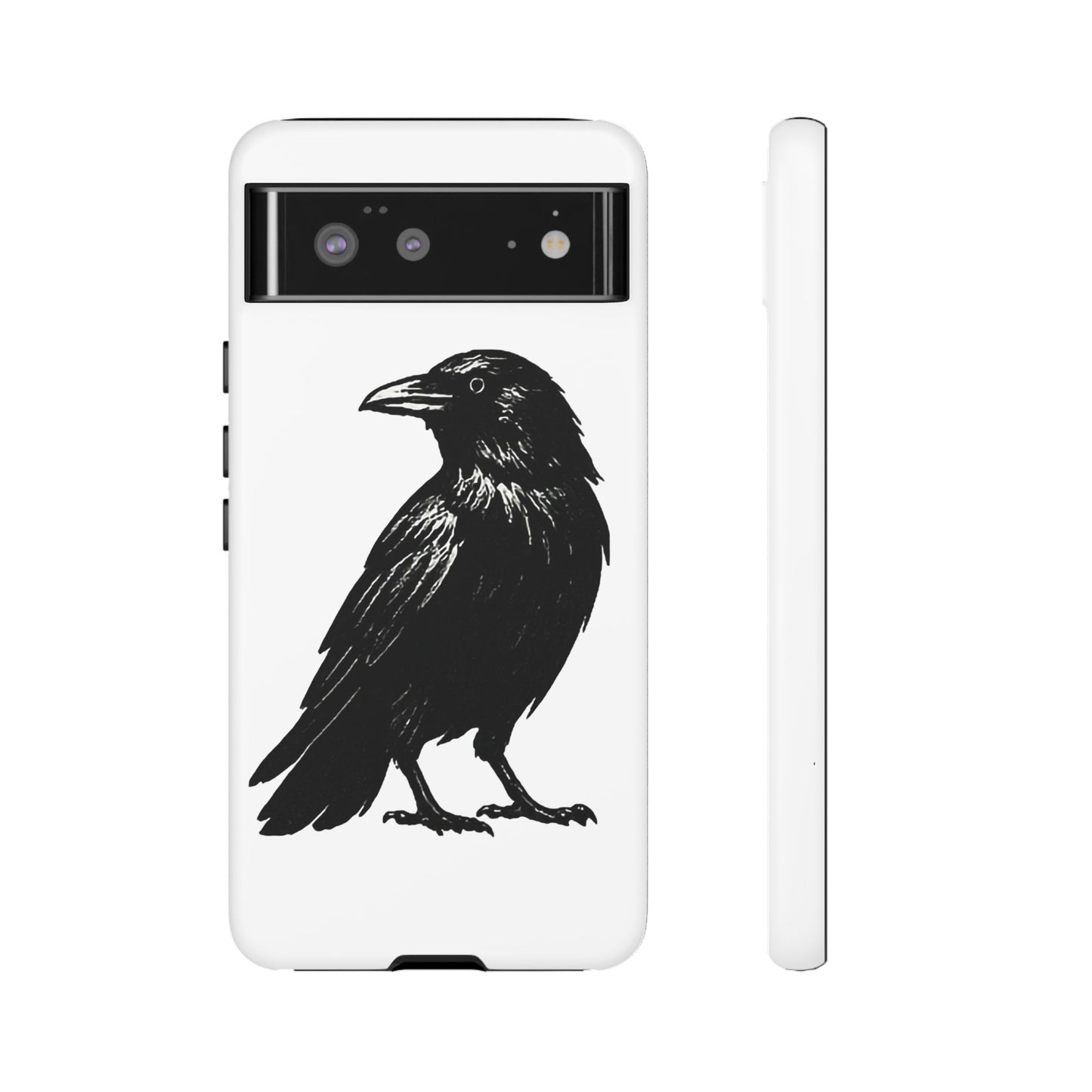 Smith & Raven | Black Raven Illustration Phone Case | Tough Protective Case