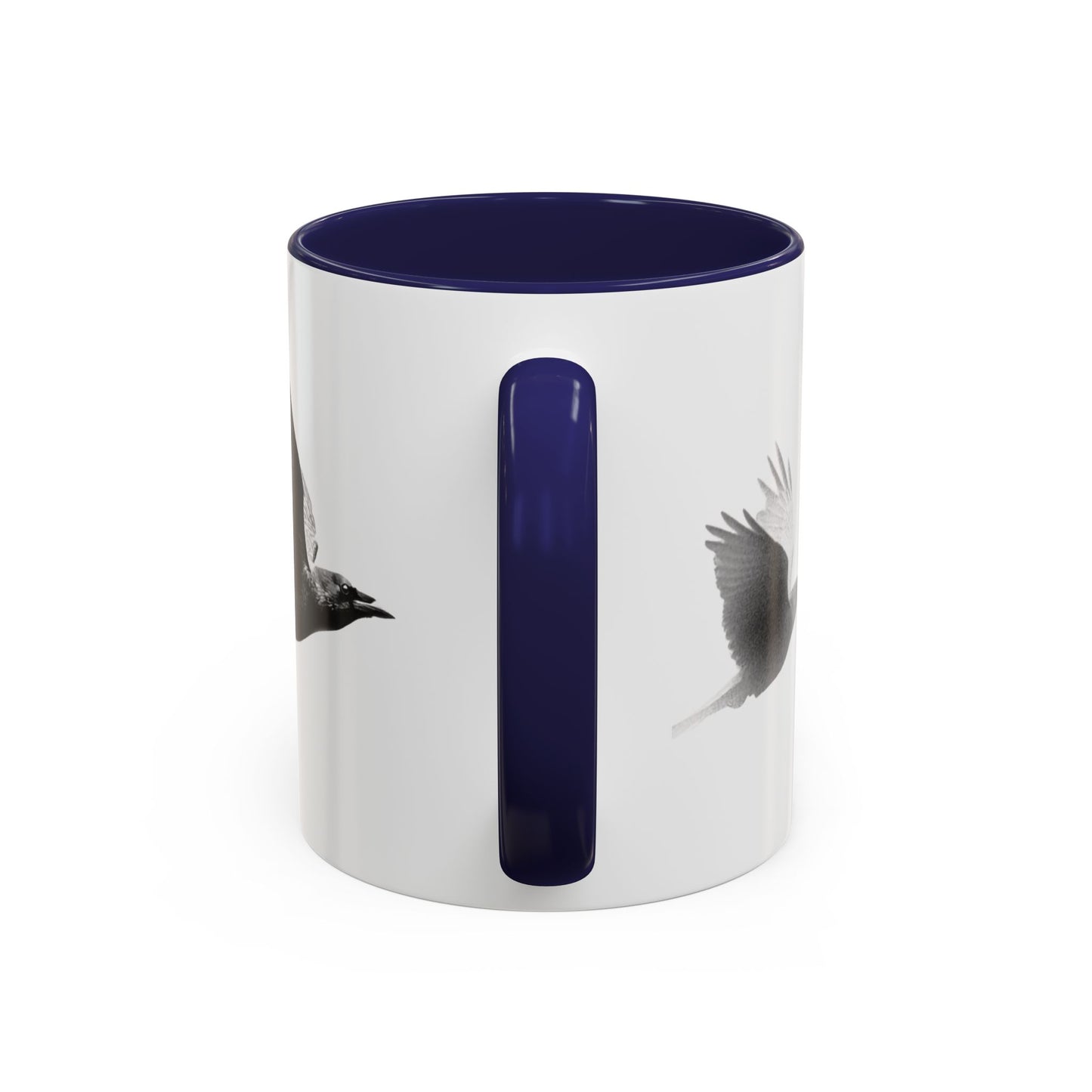 Smith & Raven | Flying Ravens Mug | Accent Color Mugs | 11oz 15oz