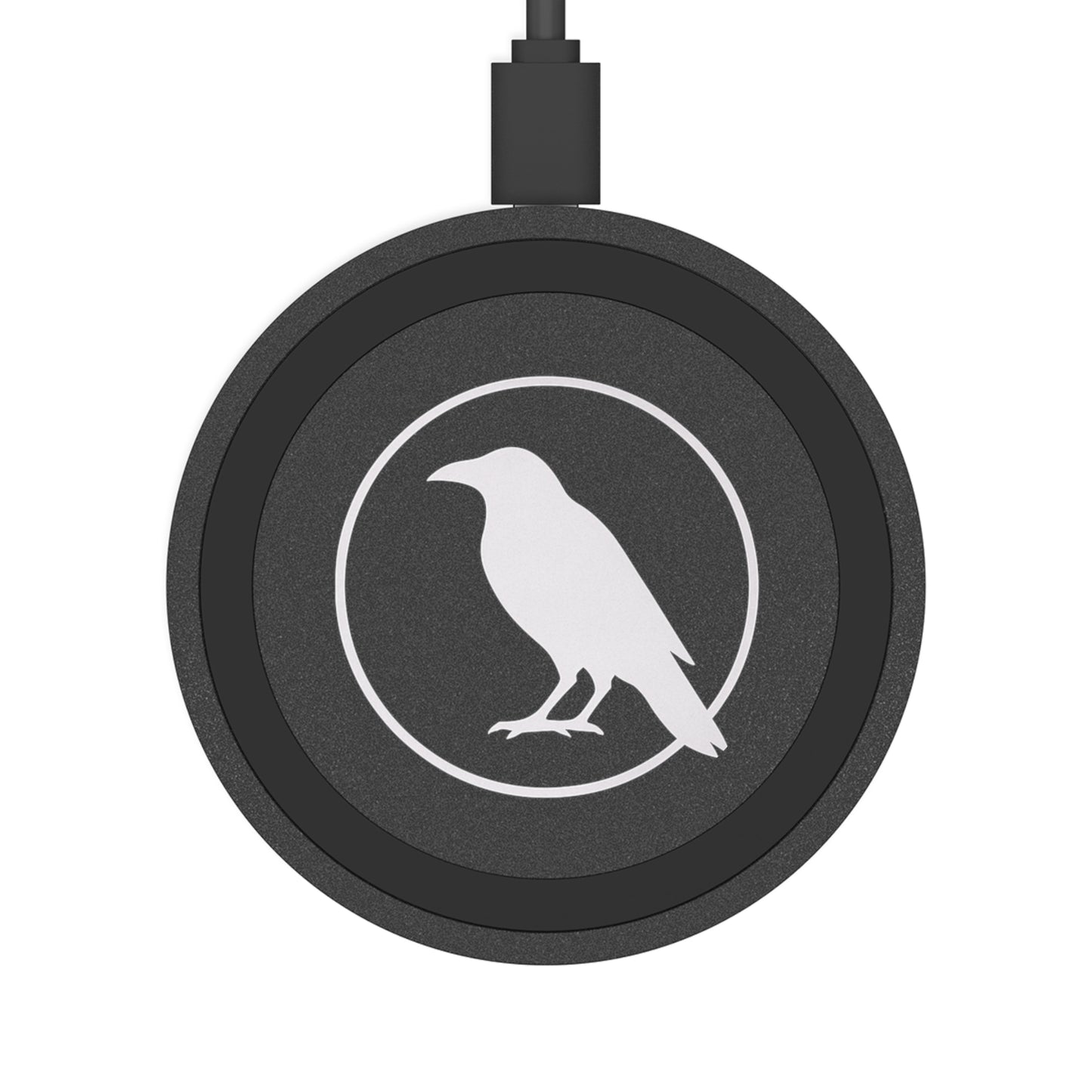 Smith & Raven | Raven Silhouette Wireless Charging Pad | Black and White