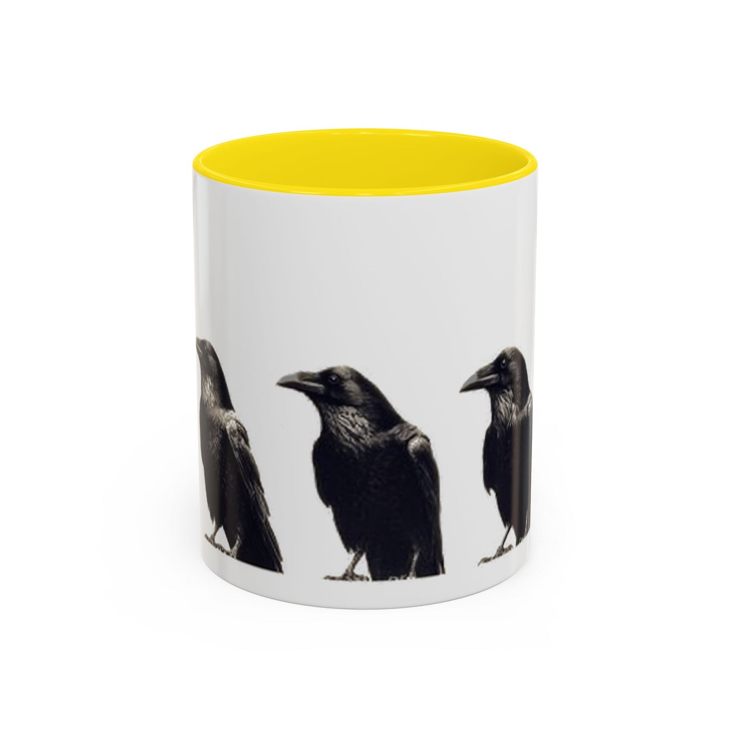 Smith & Raven | Five Ravens Mug | Accent Color Mugs | 11oz or 15oz
