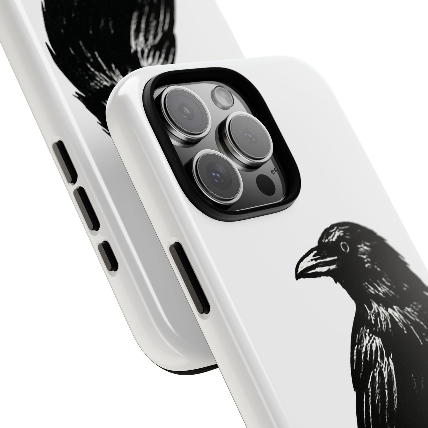 Smith & Raven | Black Raven Illustration Phone Case | Tough Protective Case