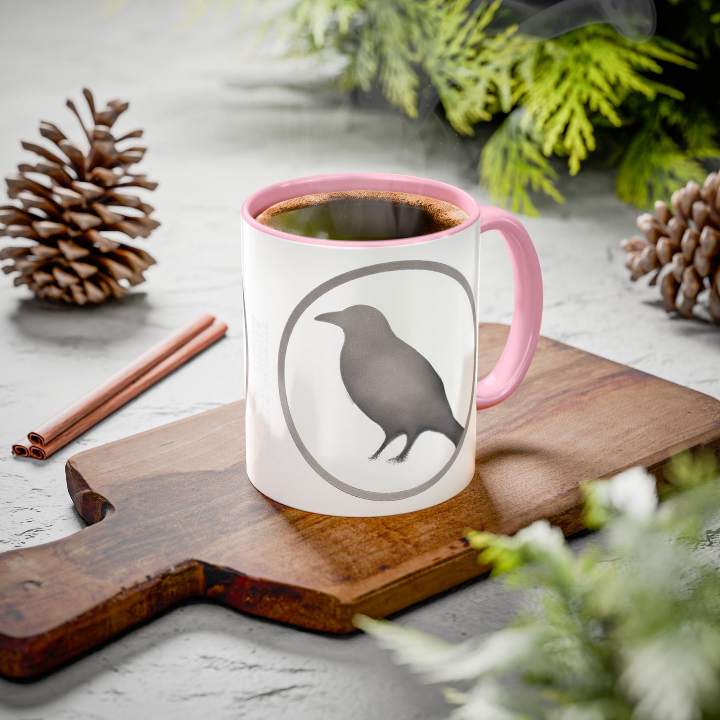 Smith & Raven | Circle Logo | Accent Color Mugs | 11oz 15oz