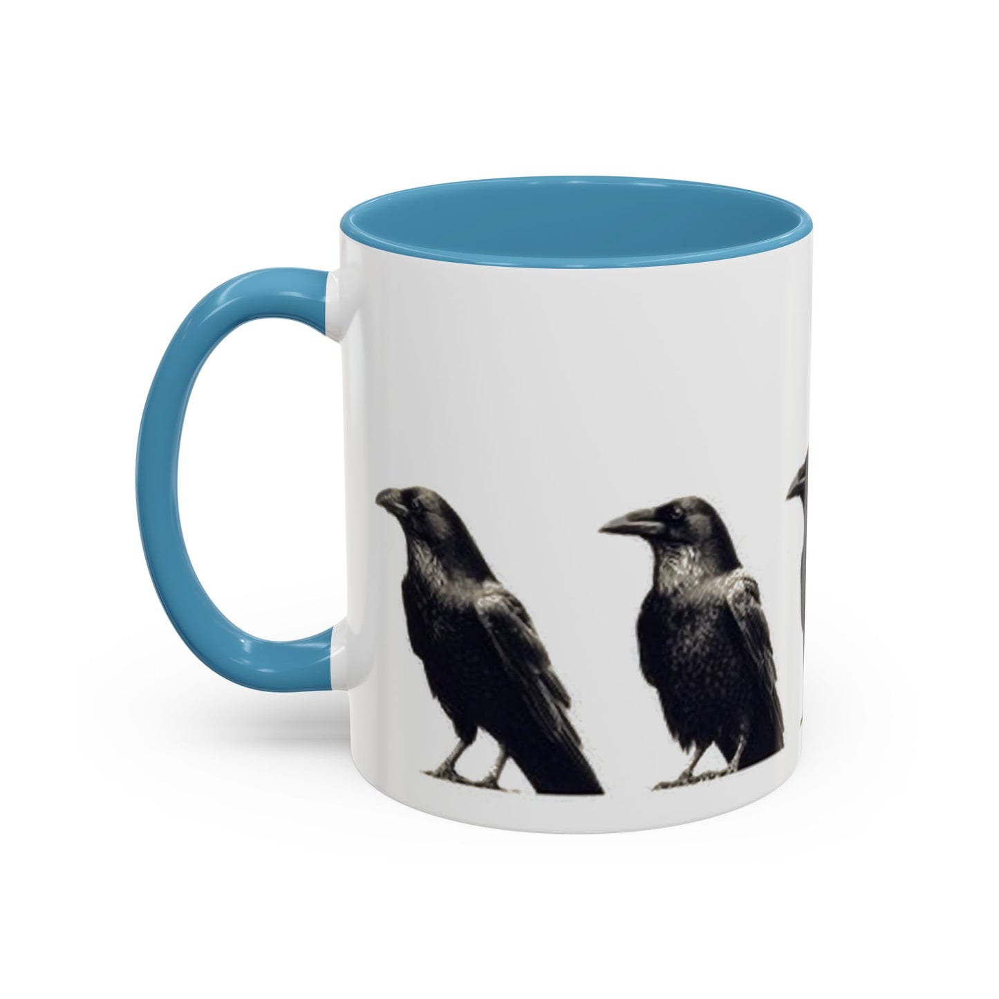 Smith & Raven | Five Ravens Mug | Accent Color Mugs | 11oz or 15oz