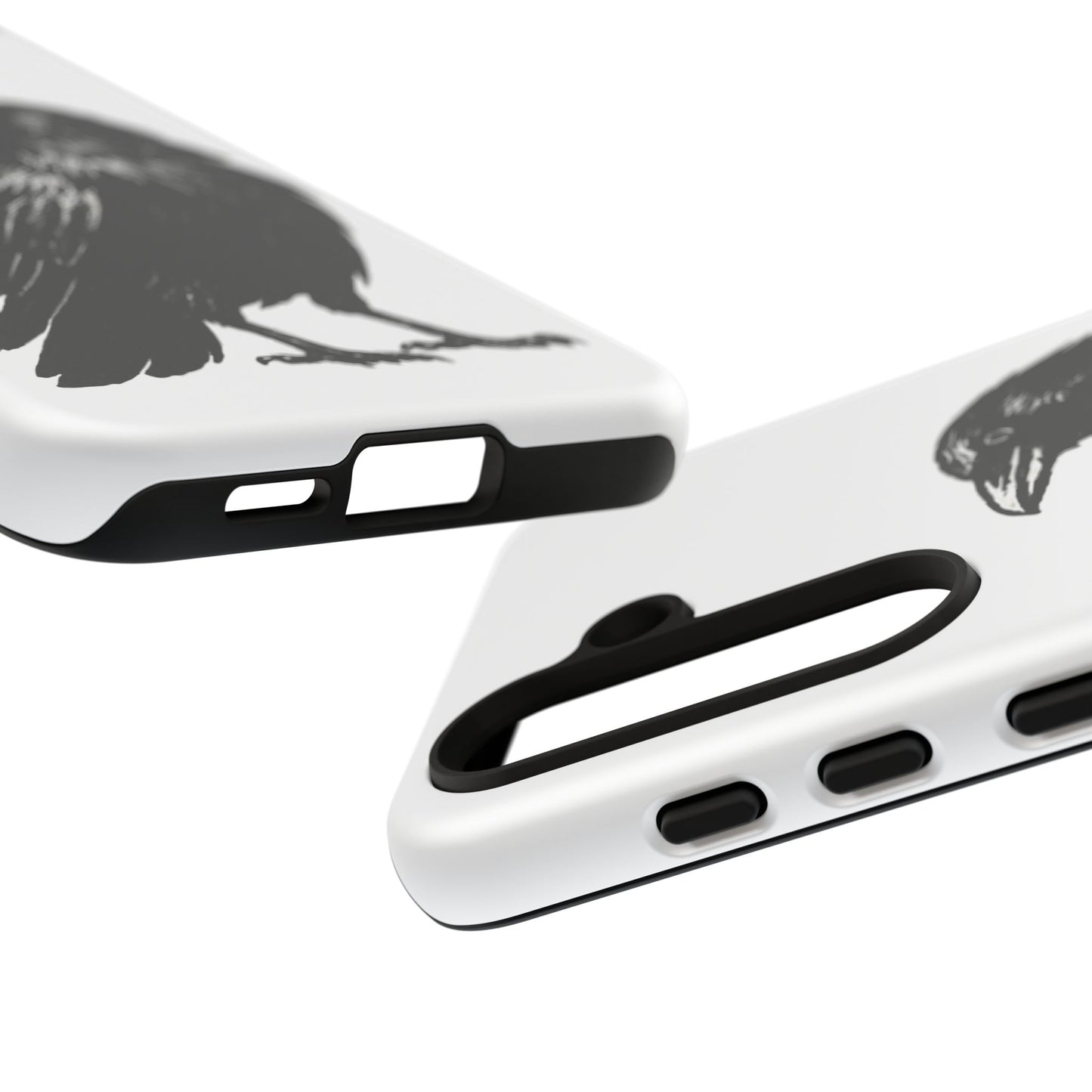 Smith & Raven | Black Raven Illustration Phone Case | Tough Protective Case